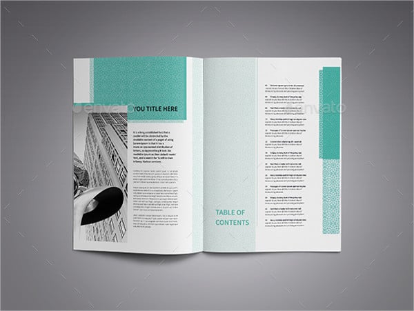a4 corporate business brochure