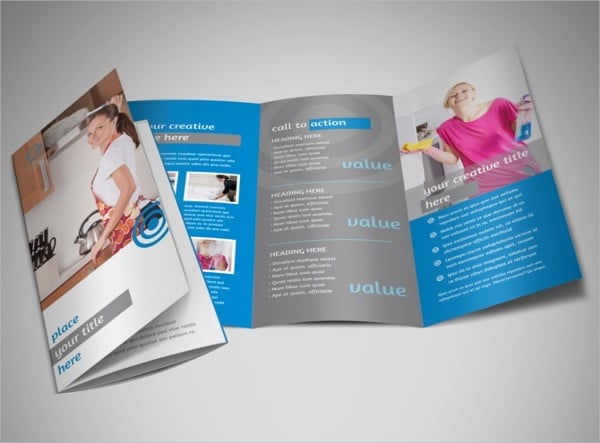 house cleaning company brochure