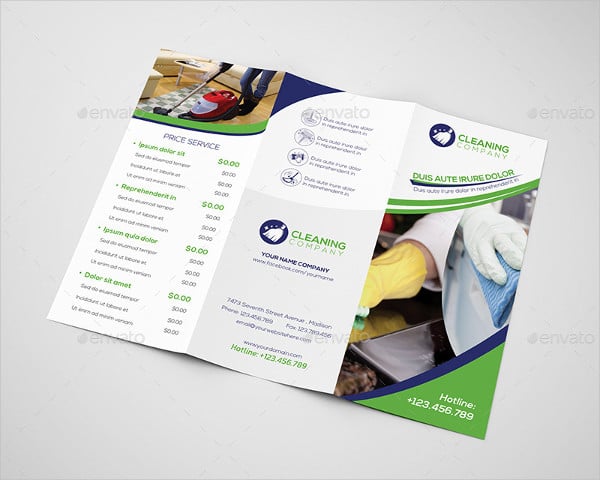 cleaning company catalog brochure