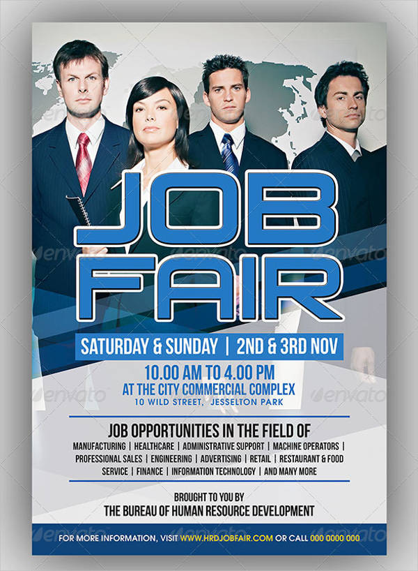 10 Job Fair Flyer Samples Psd Word Ai Indesign