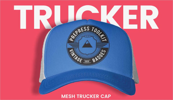 trucker hat mockup