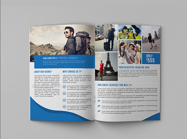 10+ Travel Company Brochures Editable PSD, AI, Vector