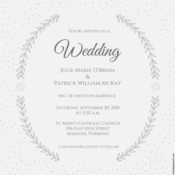 wedding invitation templates