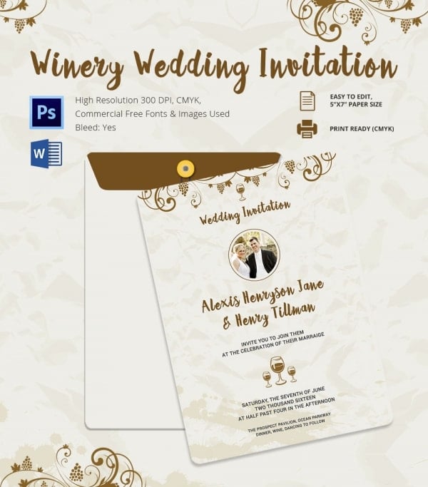 Wedding Invitation Template - 71 Free Printable Word PDF