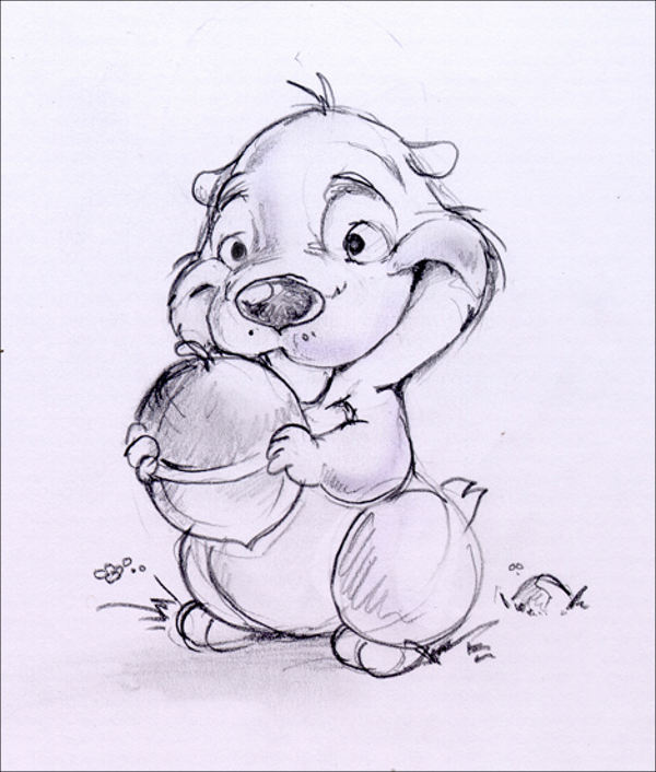 cartoon animal sketch