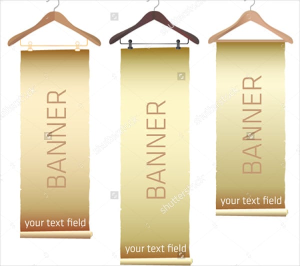 8  Hanging Banner Designs Templates PSD AI