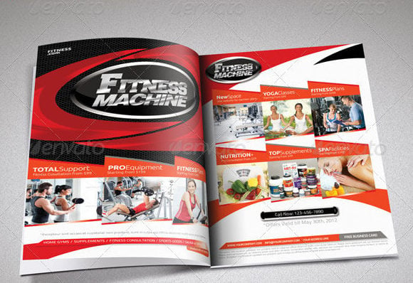 health and fitness product flyer