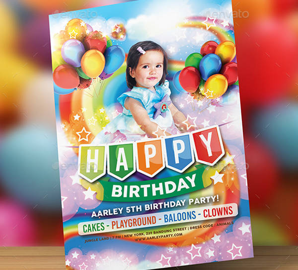 15+ Printable Birthday Party Invitations - Word, PSD, AI, Vector EPS ...