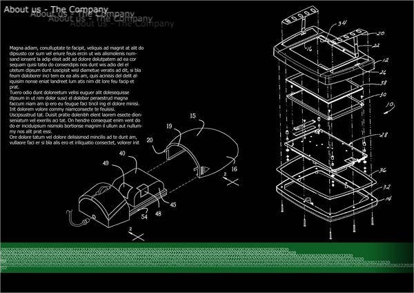 computer construction company brochure