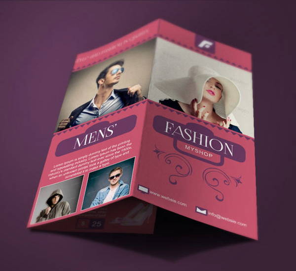 advertising fashion company brochure