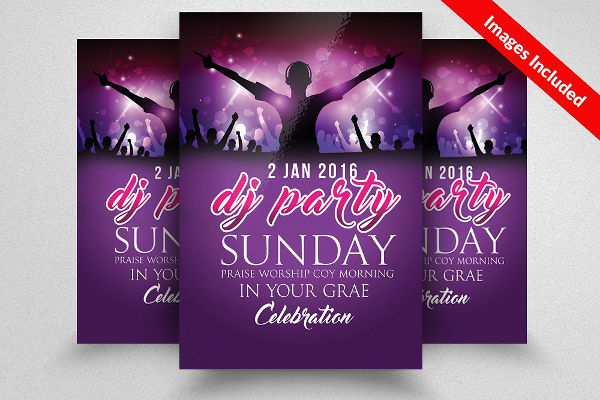 dj remix party flyer