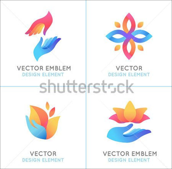 gradient logo vector