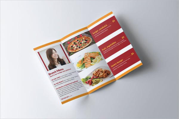 9+ Tri-Fold Food Brochures - Design, Templates | Free & Premium Templates