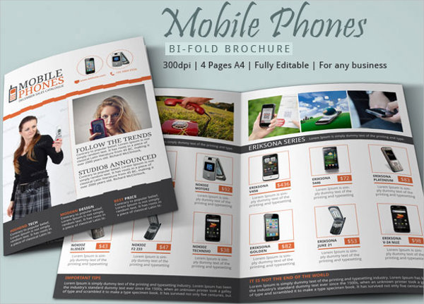 mobile sales brochure