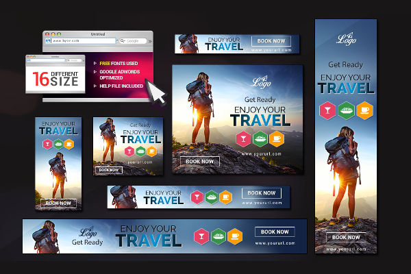 tours and travels banner design