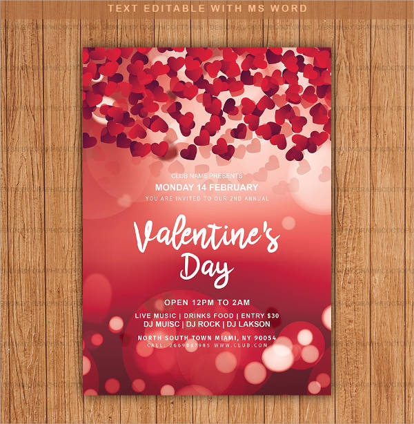 18  Valentine #39 s Day Invitation Templates PSD Vector EPS InDesign
