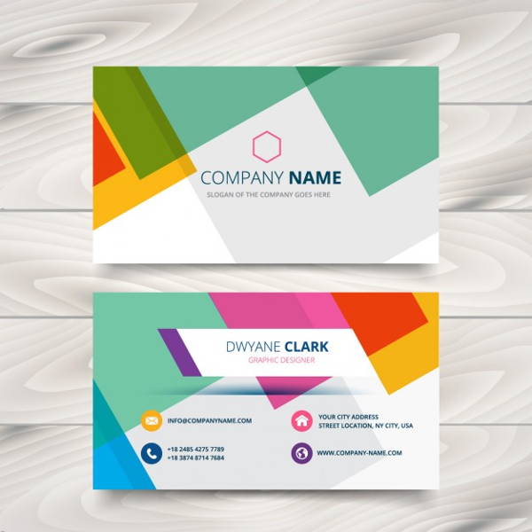 13+ Colorful Business Card Templates - AI, Word, PSD