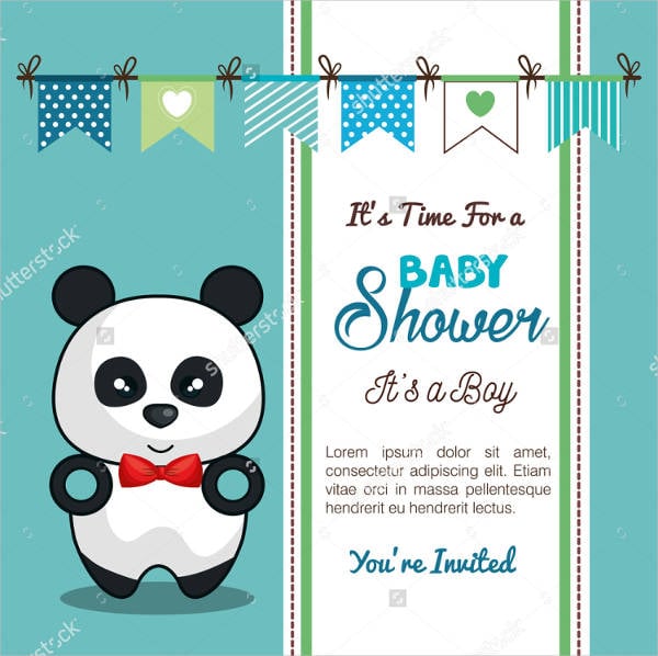 baby shower party pennant banner