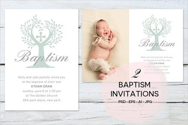 christening photo invitation wording