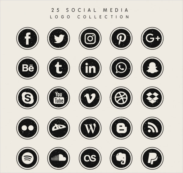 social media business logo