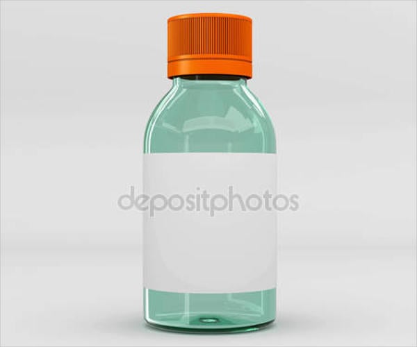 free pill bottle label template