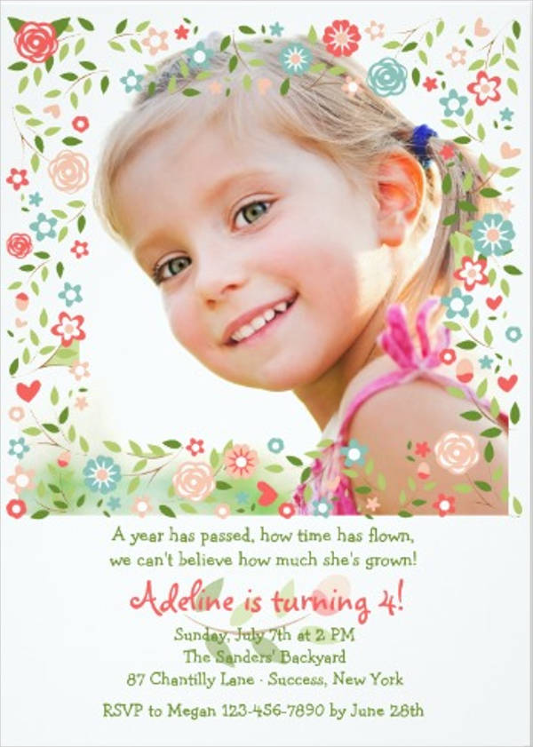 9+ Children's Party Invitations - PSD, AI, Word, EPS