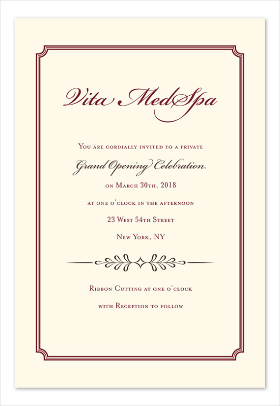 business luncheon party invitation