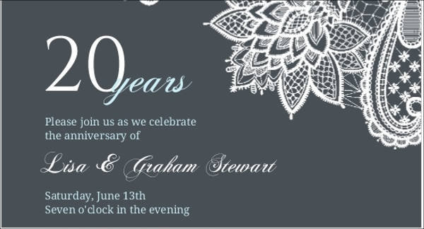 9 Anniversary Party Invitations Designs Templates Free Premium 