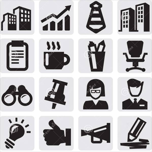 business and office application icons