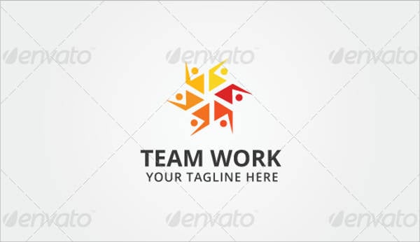 work team club logo