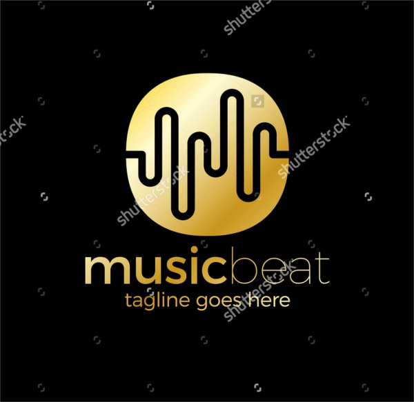 abstract dj company logo