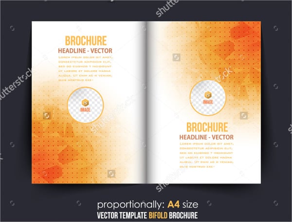 a4 bifold business brochure