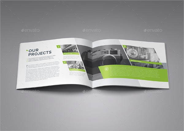 a4 landscaping business brochure