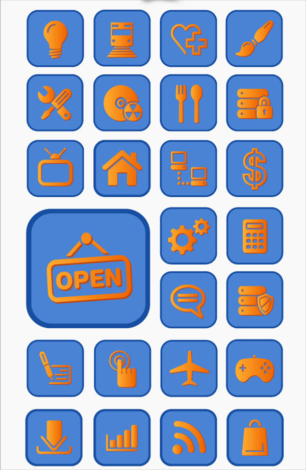 mobile app ui icons