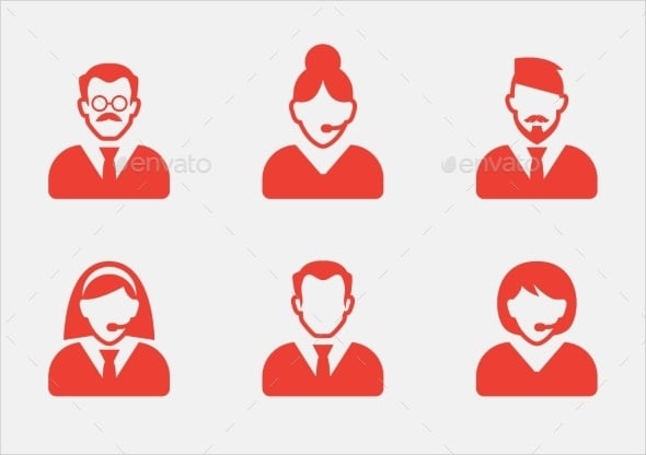 business people avtar icons