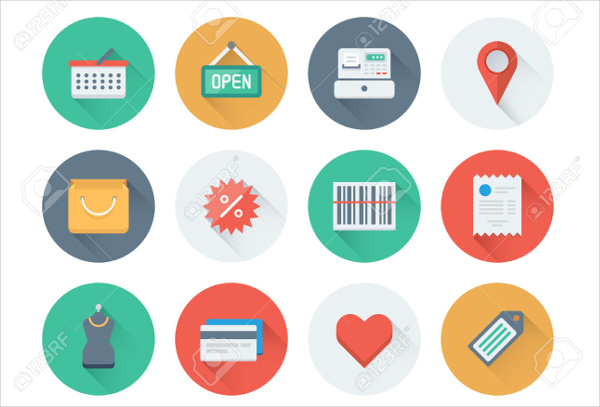 consumer product vector icons set