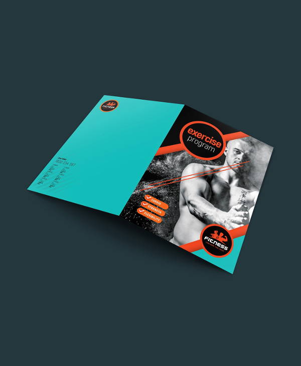 a3 corporate fitness gym brochure
