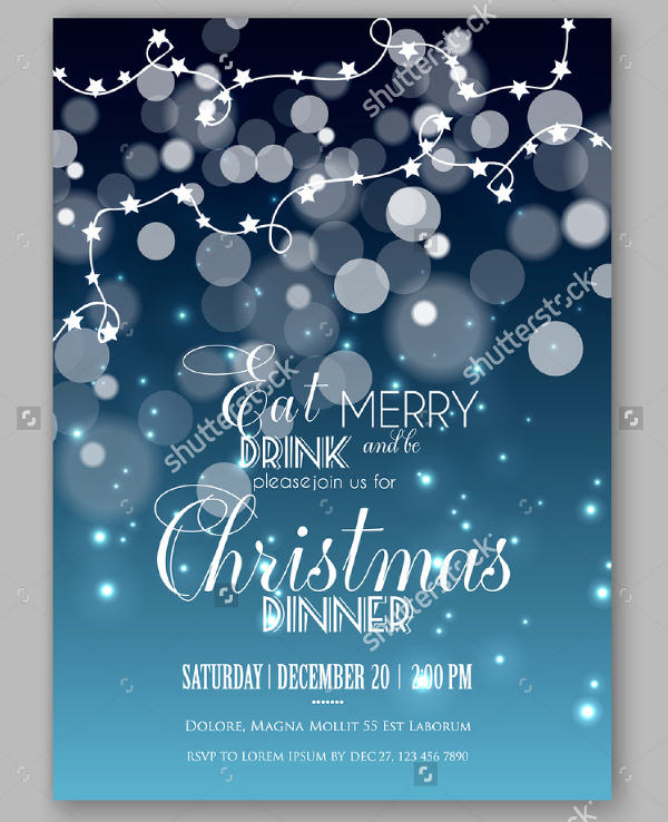 5 Holiday Event Invitations - Designs, Templates