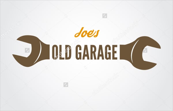 vintage car repair logo