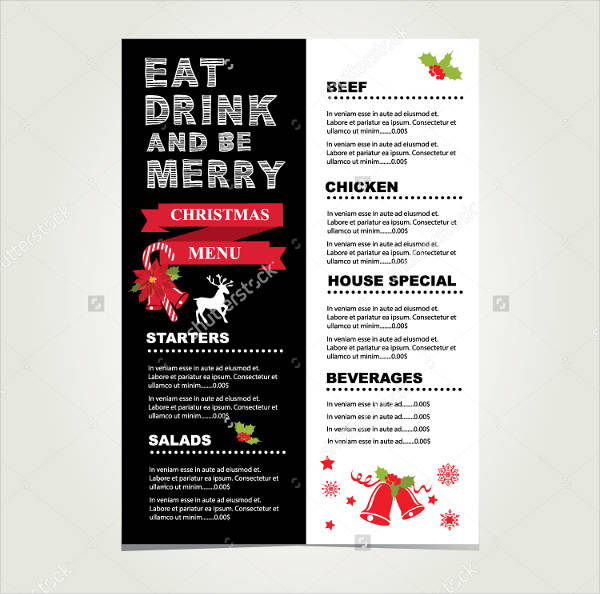 Cocktail Party Menu 9+ Free Designs, Templates