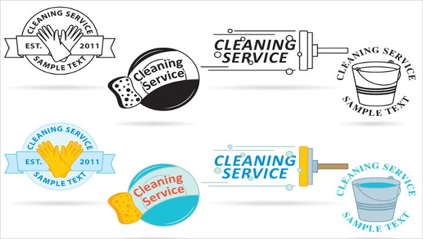 6 Cleaning Company Logos Design Templates Free Premium