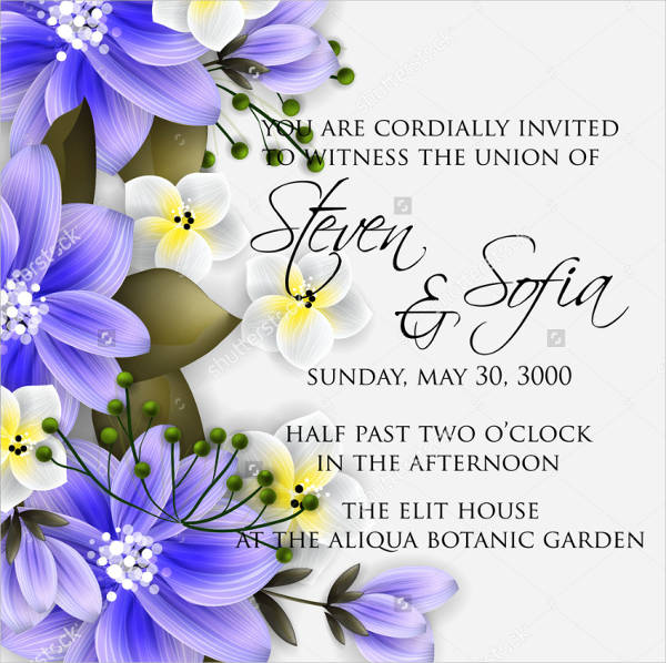 wedding garden party menu template