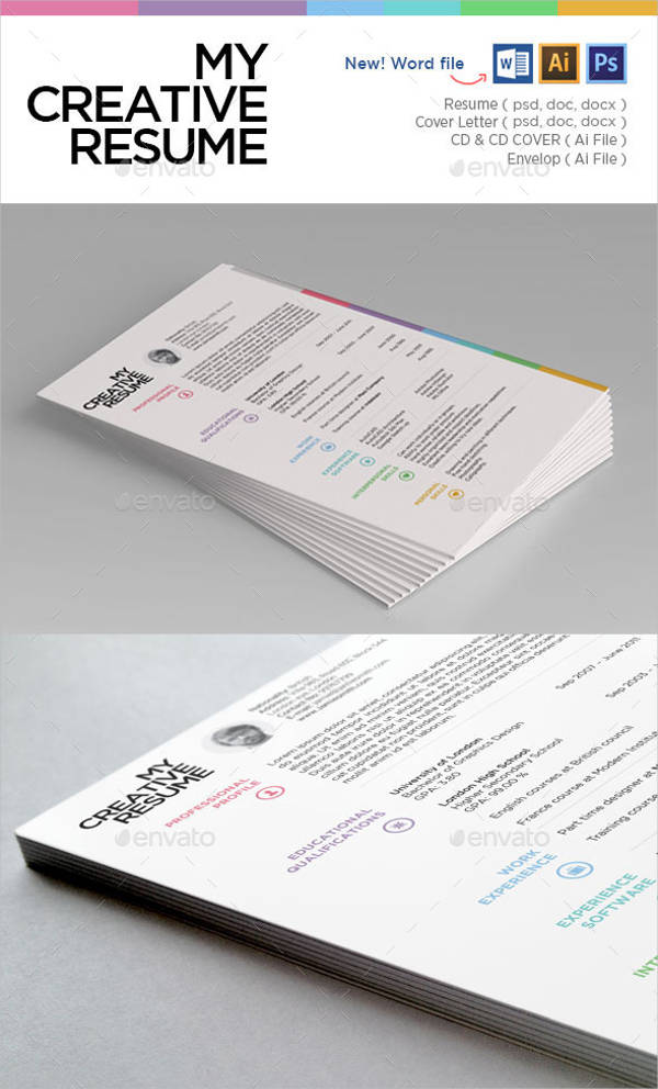 resume envelope sample