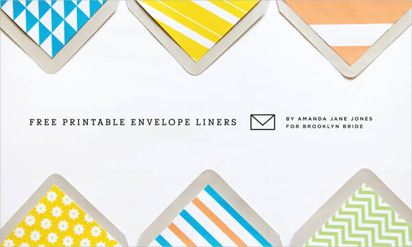 free printable envelope cover template