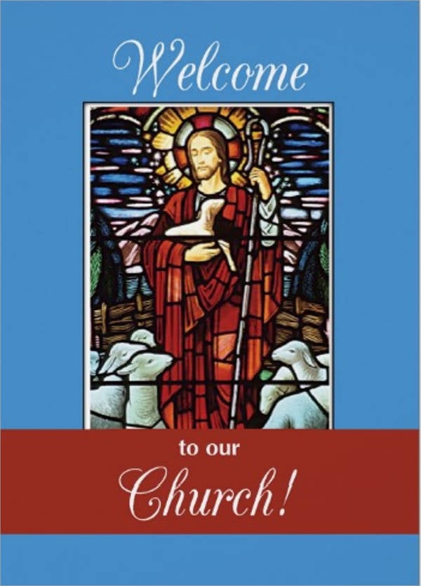 church welcome greeting card