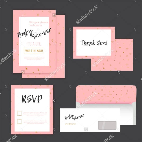 postcard baby shower invitations