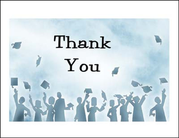 free graduation thank you card