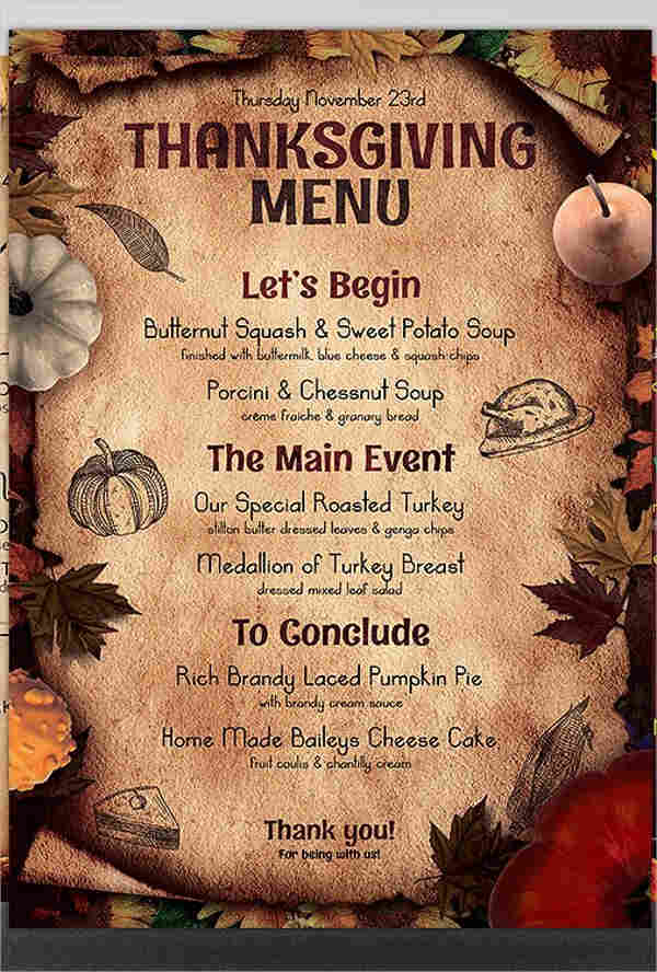 Dinner Party Menu 8 Free Templates In PSD AI