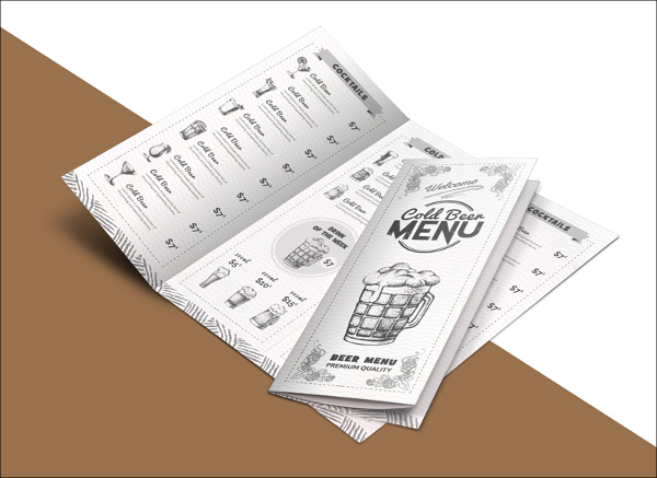 Download this Holiday Party Menu Template