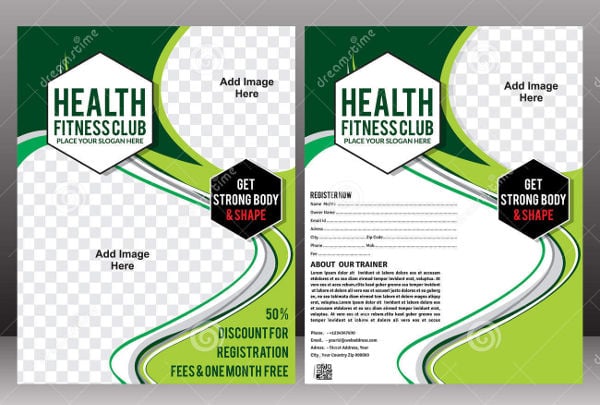 corporate fitness health brochure